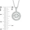 Thumbnail Image 2 of Unstoppable Love™ 0.75 CT. T.W. Diamond Frame Pendant in 14K White Gold