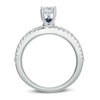 Thumbnail Image 2 of Vera Wang Love Collection 0.63 CT. T.W. Diamond Engagement Ring in 14K White Gold
