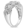 0.13 CT. T.W. Diamond Braid Band in Sterling Silver