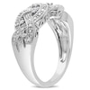 Thumbnail Image 2 of 0.13 CT. T.W. Diamond Braid Band in Sterling Silver