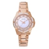 Ladies' Bulova Diamond Accent Rose-Tone Watch with Mother-of-Pearl Dial (Model: 98P141)
