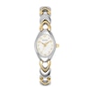 Thumbnail Image 1 of Ladies' Bulova Classic Two-Tone Bangle Watch with Oval White Dial (Model: 98V02)