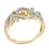 Thumbnail Image 2 of 0.25 CT. T.W. Diamond Open Scroll Ring in 10K Gold