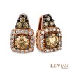 Thumbnail Image 0 of Le Vian Chocolate Diamonds® 0.44 CT. T.W. Diamond Frame Drop Earrings in 14K Strawberry Gold™