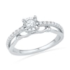 Thumbnail Image 1 of 0.25 CT. T.W. Diamond Promise Ring in 10K White Gold