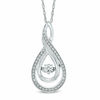 Thumbnail Image 0 of Unstoppable Love™ Diamond Accent Layered Infinity Pendant in Sterling Silver