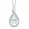 Thumbnail Image 1 of Unstoppable Love™ Diamond Accent Layered Infinity Pendant in Sterling Silver