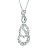 Thumbnail Image 0 of Diamond Accent Cascading Infinity Pendant in Sterling Silver
