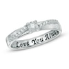 Thumbnail Image 1 of 1/6 CT. T.W. Diamond Promise Ring in 10K White Gold (15 Characters)