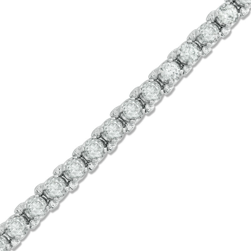 14K White Gold Lab Grown Vs Si D E F Diamond Tennis Bracelet 7:  40276427472965 | Canada