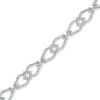 Thumbnail Image 1 of 0.75 CT. T.W. Diamond Alternating Square Bracelet in 10K White Gold