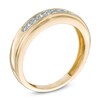 Thumbnail Image 2 of Men's 0.25 CT. T.W. Diamond Comfort Fit Anniversary Band in 10K Gold