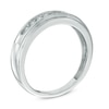 Thumbnail Image 2 of 0.25 CT. T.W. Diamond Comfort Fit Anniversary Band in 10K White Gold