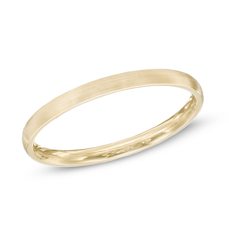 2.0mm 14K Gold Satin Wedding Band