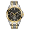 Thumbnail Image 0 of Men's Bulova Classic Two-Tone Watch with Black Dial (Model: 98C120)