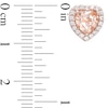 Thumbnail Image 4 of Pink Quartz Doublet and Lab-Created White Sapphire Three Piece Set in Sterling Silver with 18K Rose Gold Plate