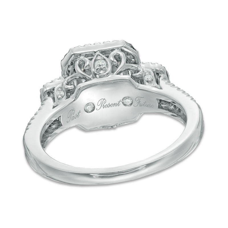 Past present discount future halo ring