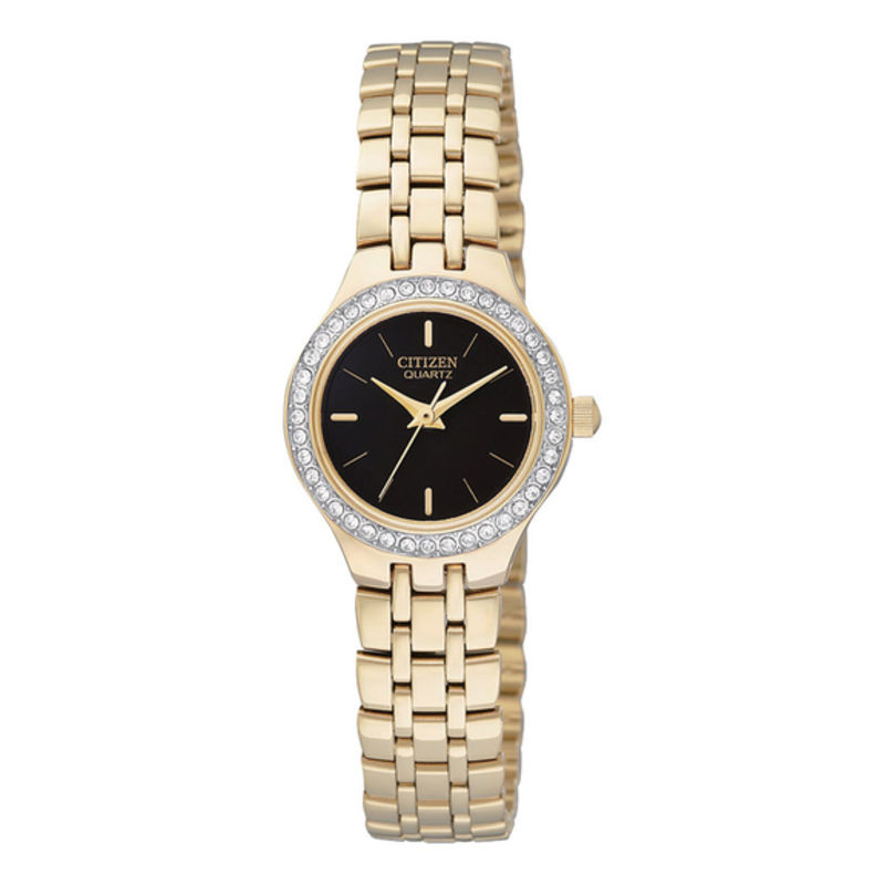 citizen quartz watch black