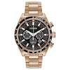 Men's Citizen Eco-Drive® Brycen Chronograph Rose-Tone Watch with Black Dial (Model: CA4203-54E)