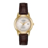 Thumbnail Image 1 of Ladies' Citizen Eco-Drive® Corso Gold-Tone Strap Watch with Ivory Dial (Model: FE1082-05A)