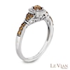 Le Vian Chocolate Diamonds® 0.51 CT. T.W. Diamond Frame Engagement Ring in 14K Vanilla Gold™