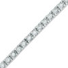 Thumbnail Image 1 of 2.00 CT. T.W. Diamond Tennis Bracelet in Sterling Silver - 7.25"