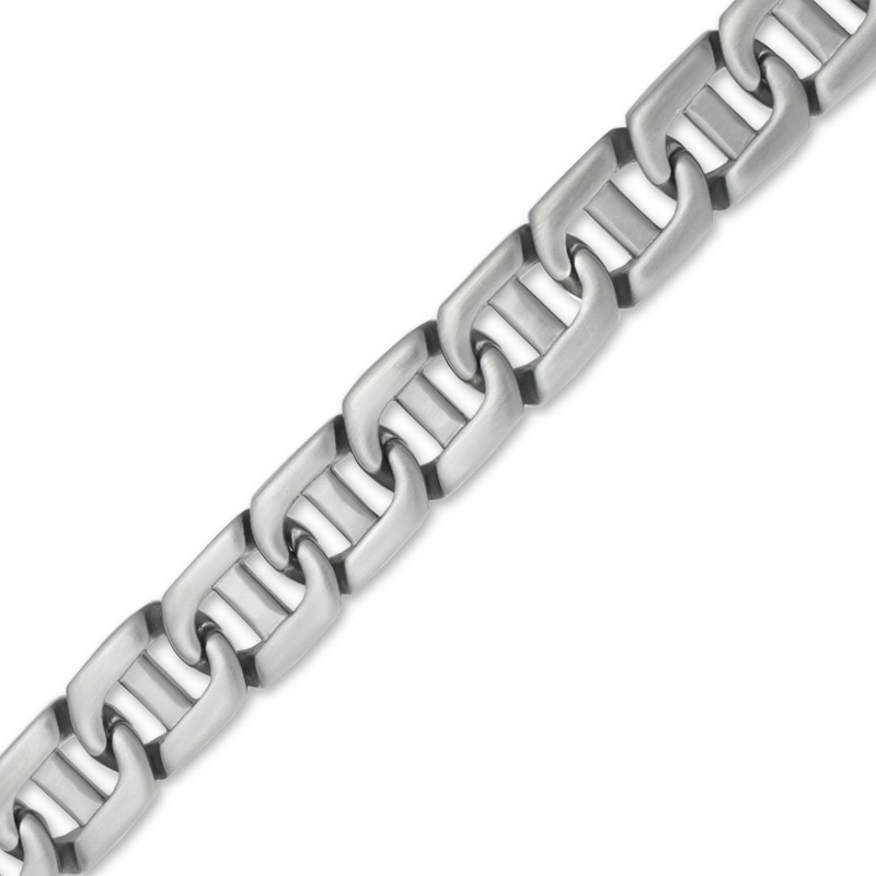 14.4mm Mariner Chain Bracelet in Stainless Steel - 8.5"