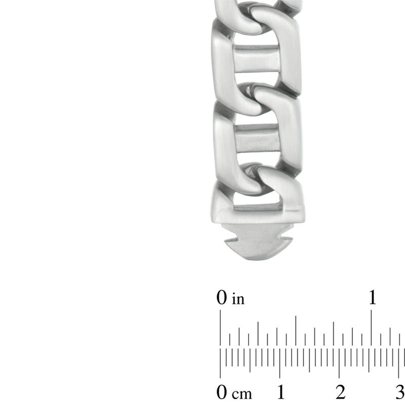 14.4mm Mariner Chain Bracelet in Stainless Steel - 8.5"
