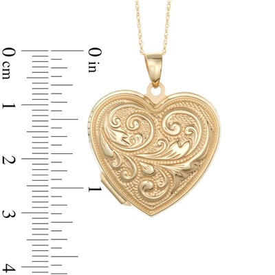 Heart Locket in 10K Gold