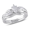 0.49 CT. T.W. Marquise Diamond Bridal Set in 14K White Gold