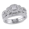 Thumbnail Image 0 of 0.49 CT. T.W. Diamond Frame Bridal Set in 10K White Gold