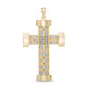 Thumbnail Image 1 of Men's Large Cross Necklace Charm in 10K Gold