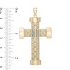 Thumbnail Image 2 of Men's Large Cross Necklace Charm in 10K Gold