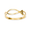 Thumbnail Image 0 of Sideways Ichthus Loop Shank Ring in 14K Gold