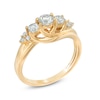 Thumbnail Image 1 of 0.70 CT. T.W. Certified Canadian Diamond Three Stone Engagement Ring in 14K Gold (I/I2)