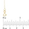 Filigree Heart Necklace in 10K Gold - 17"