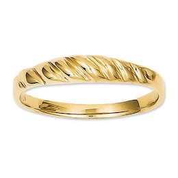 Twisted Dome Ring in 14K Gold