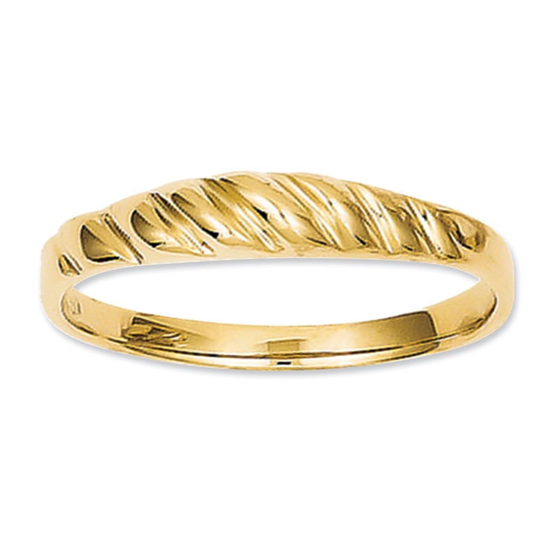 Twisted Dome Ring in 14K Gold|Peoples Jewellers