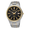 Thumbnail Image 1 of Men's Seiko Solar Titanium Watch with Black Dial (Model: SNE382)