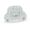 Thumbnail Image 0 of 2.00 CT. T.W. Composite Diamond Frame Engagement Ring in 14K White Gold