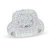 Thumbnail Image 1 of 2.00 CT. T.W. Composite Diamond Frame Engagement Ring in 14K White Gold