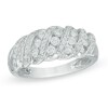 Thumbnail Image 1 of 0.50 CT. T.W. Diamond Cascading Ribbon Ring in 10K White Gold