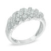 Thumbnail Image 2 of 0.50 CT. T.W. Diamond Cascading Ribbon Ring in 10K White Gold