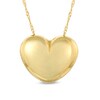 Thumbnail Image 1 of Heart Puff Pendant in 10K Gold - 17"