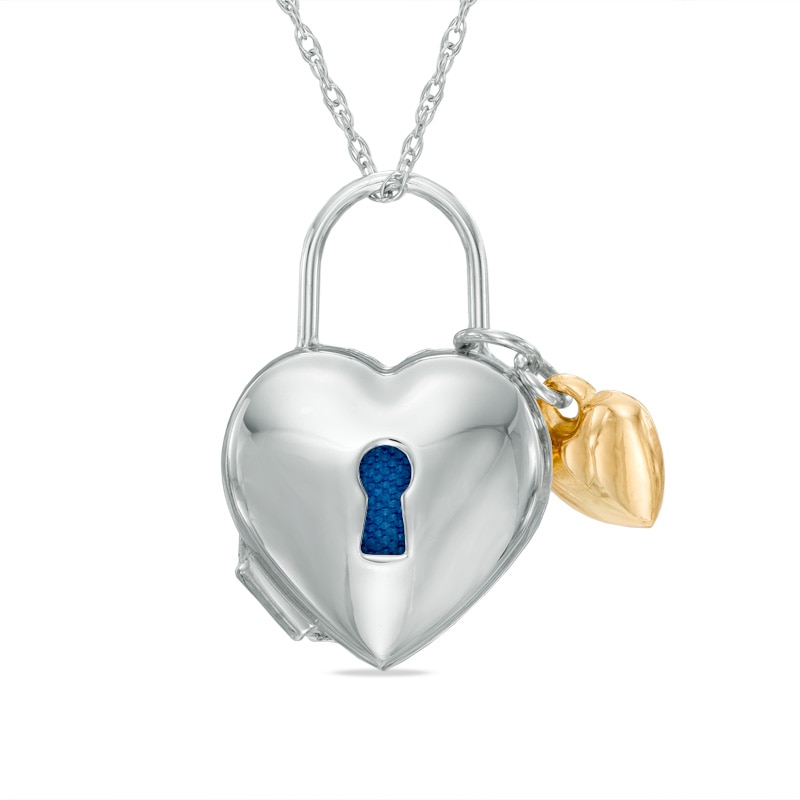 Heart Locket in 10K Two-Tone Gold|Peoples Jewellers