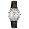 Thumbnail Image 1 of Ladies' Citizen Eco-Drive® Strap Watch with Silver-Tone Dial (Model: FE1086-04A)
