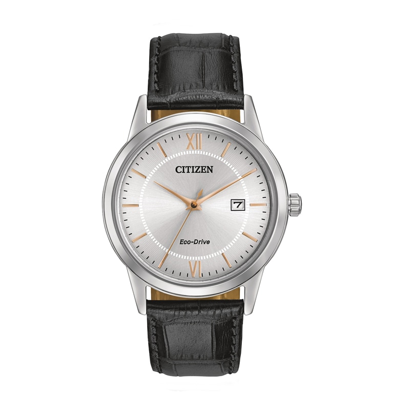 Main Image 1 of Men's Citizen Eco-Drive® Corso Strap Watch with Silver Dial (Model: AW1236-03A)