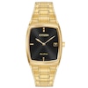 Men's Citizen Eco-Drive® Paradigm Gold-Tone Watch with Tonneau Black Dial (Model: AU1072-52E)