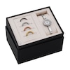 Ladies' Bulova Crystal Accent Watch with Mother-of-Pearl Dial and Interchangeable Bezel Box Set (Model: 98X107)