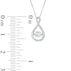 Thumbnail Image 1 of Unstoppable Love™ 4.5mm Lab-Created White Sapphire Infinity Pendant in Sterling Silver